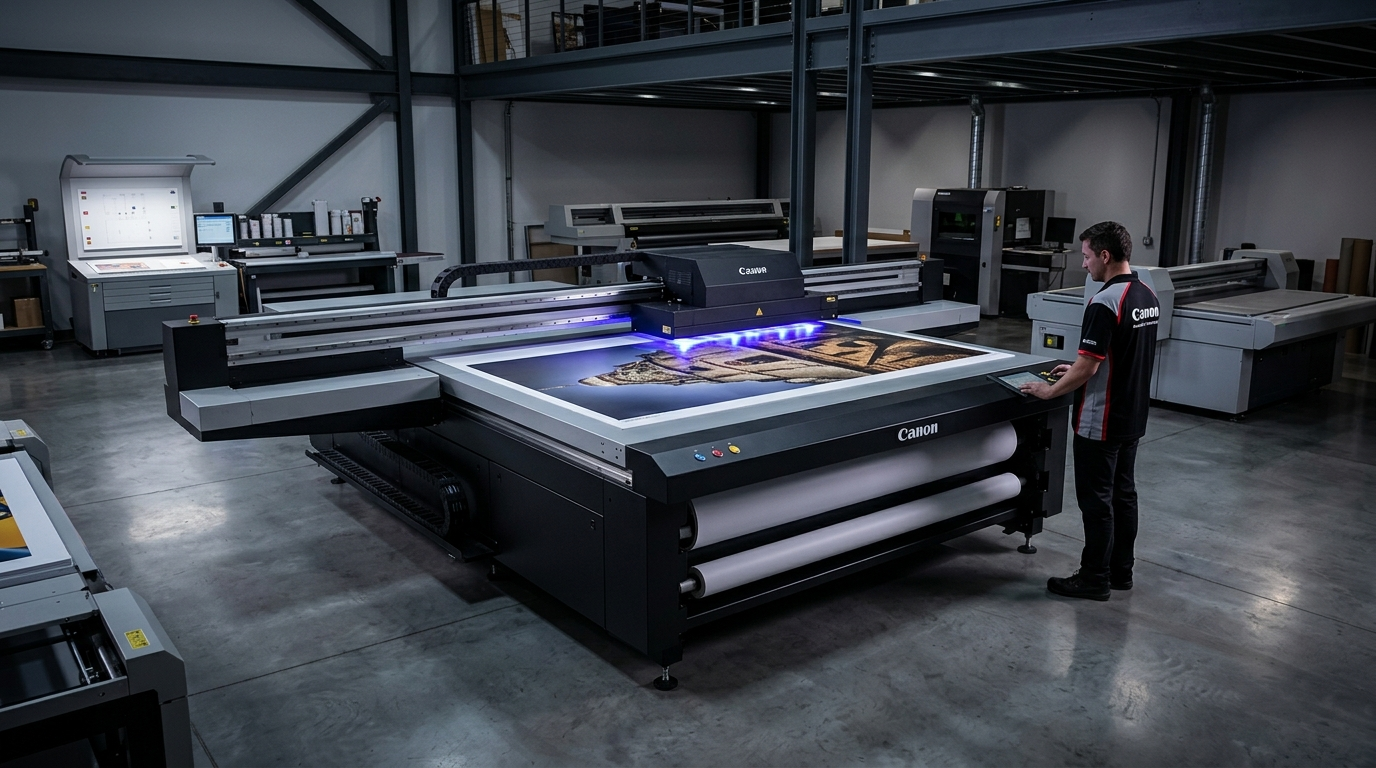 Canon Arizona flatbed printer